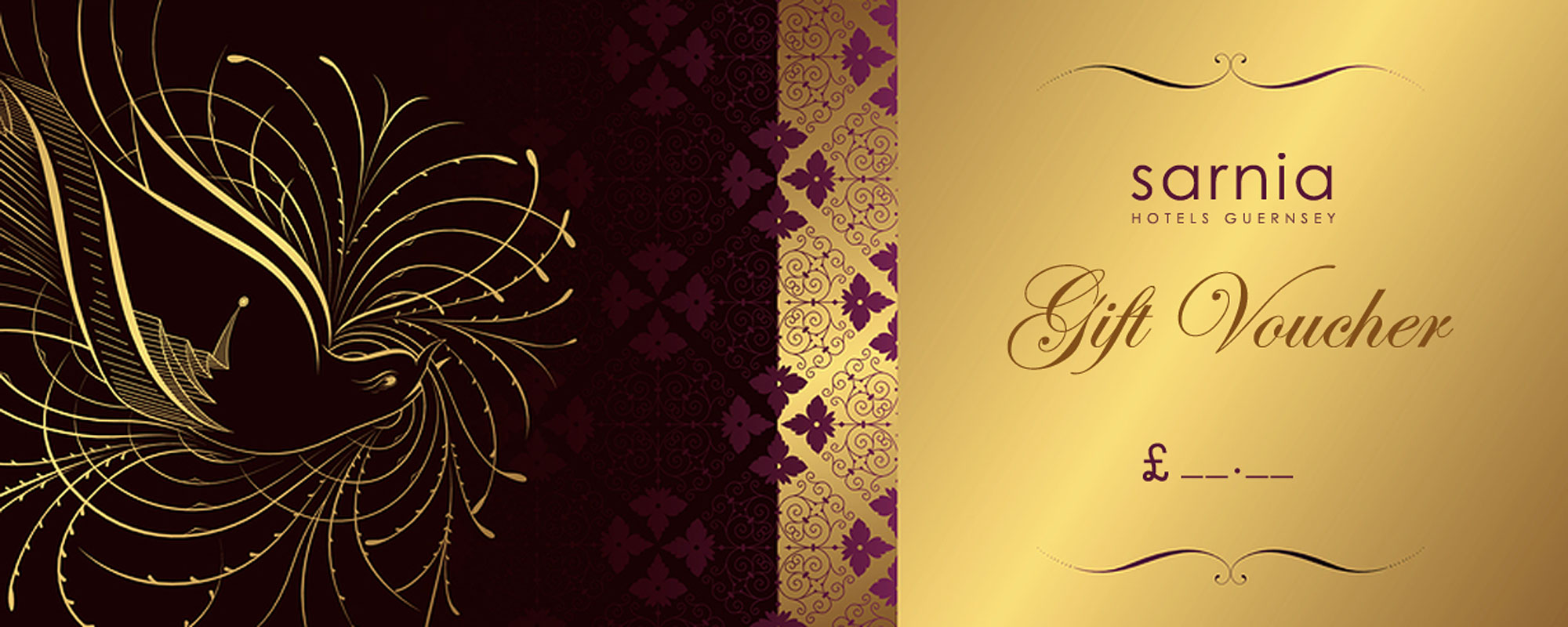 Sarnia Hotels gift vouchers.