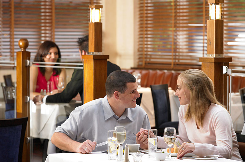 Les Rocquettes Hotel restaurant.